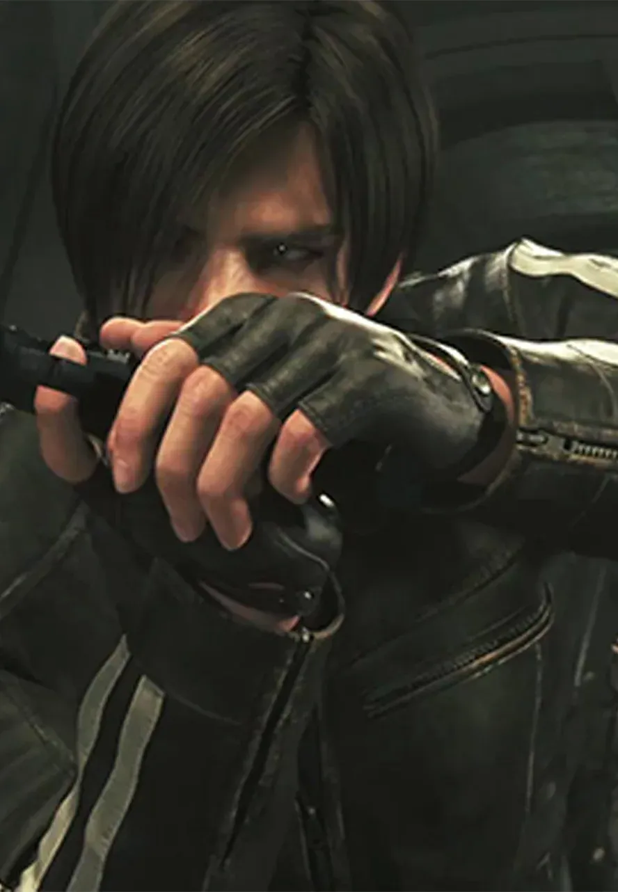 Leon Kennedy Resident Evil Biohazard Vendetta Jacket resident evil vendetta leon kennedy black jacket