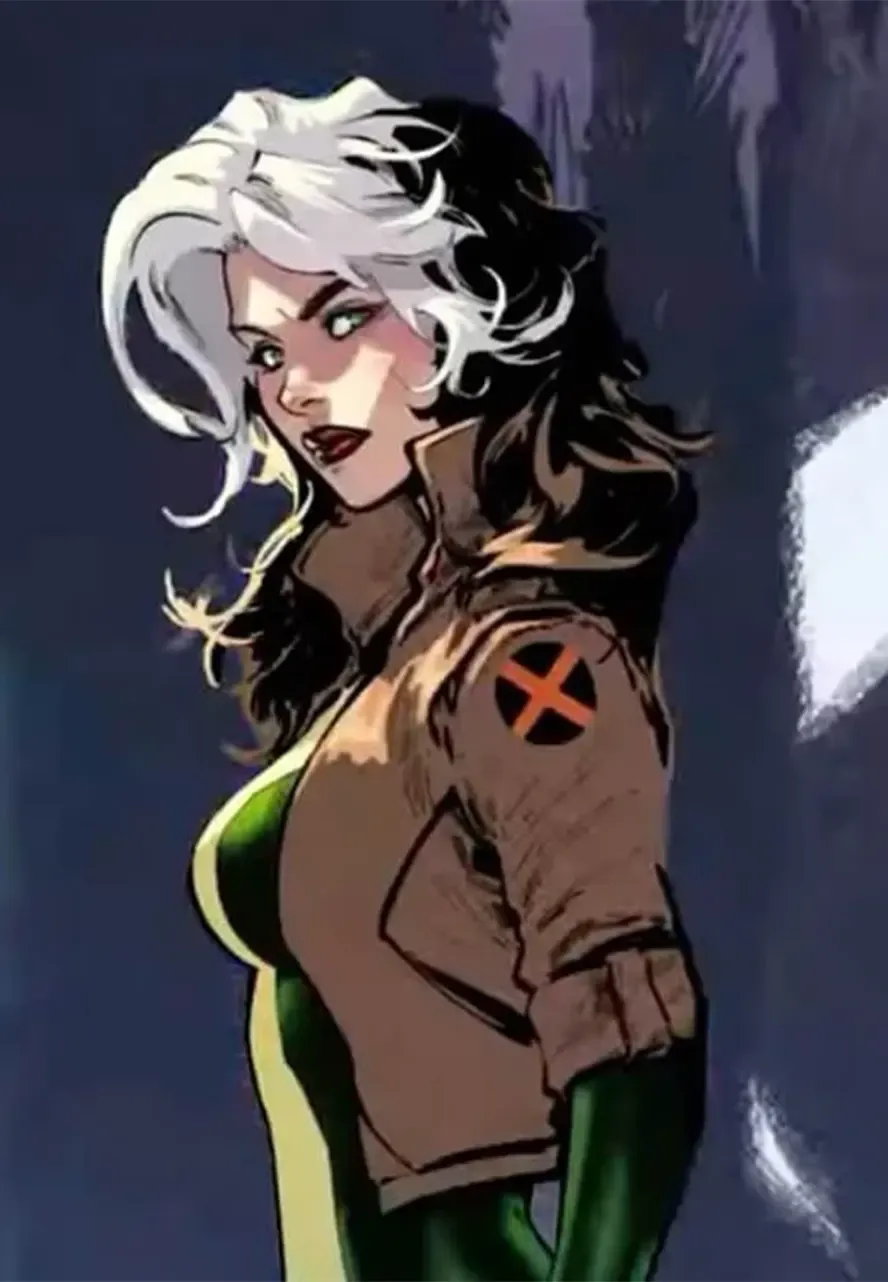 Uncanny X-Men Rogue Brown Leather Jacket rogue jacket