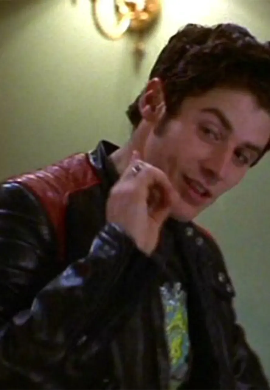 Jon Abrahams Scary Leather Jacket scary movie leather jacket