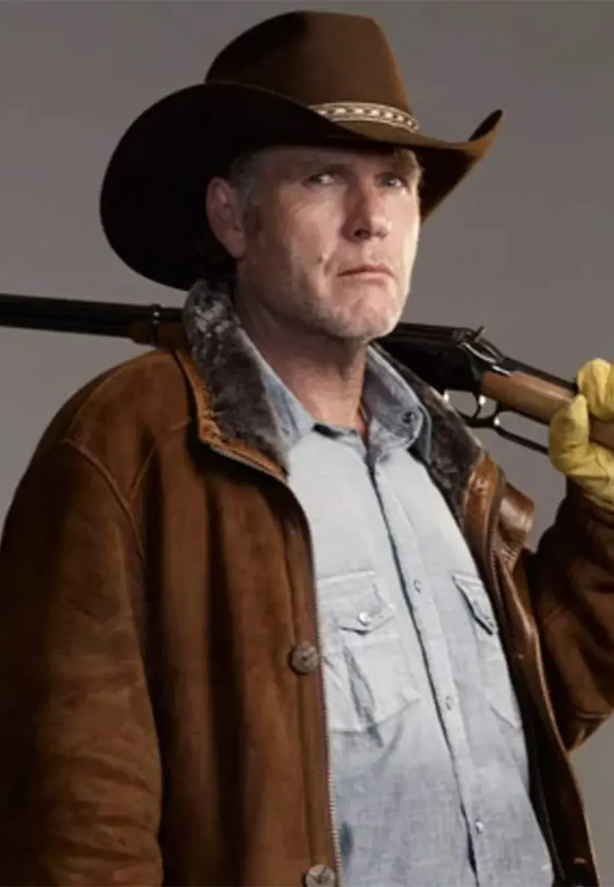 Robert Taylor Sheriff Walt Longmire Suede Coat sheriff walt longmire coat