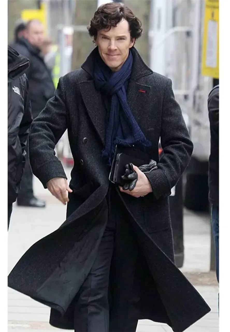 Benedict Cumberbatch Sherlock Double Breasted Coat sherlock benedict coat