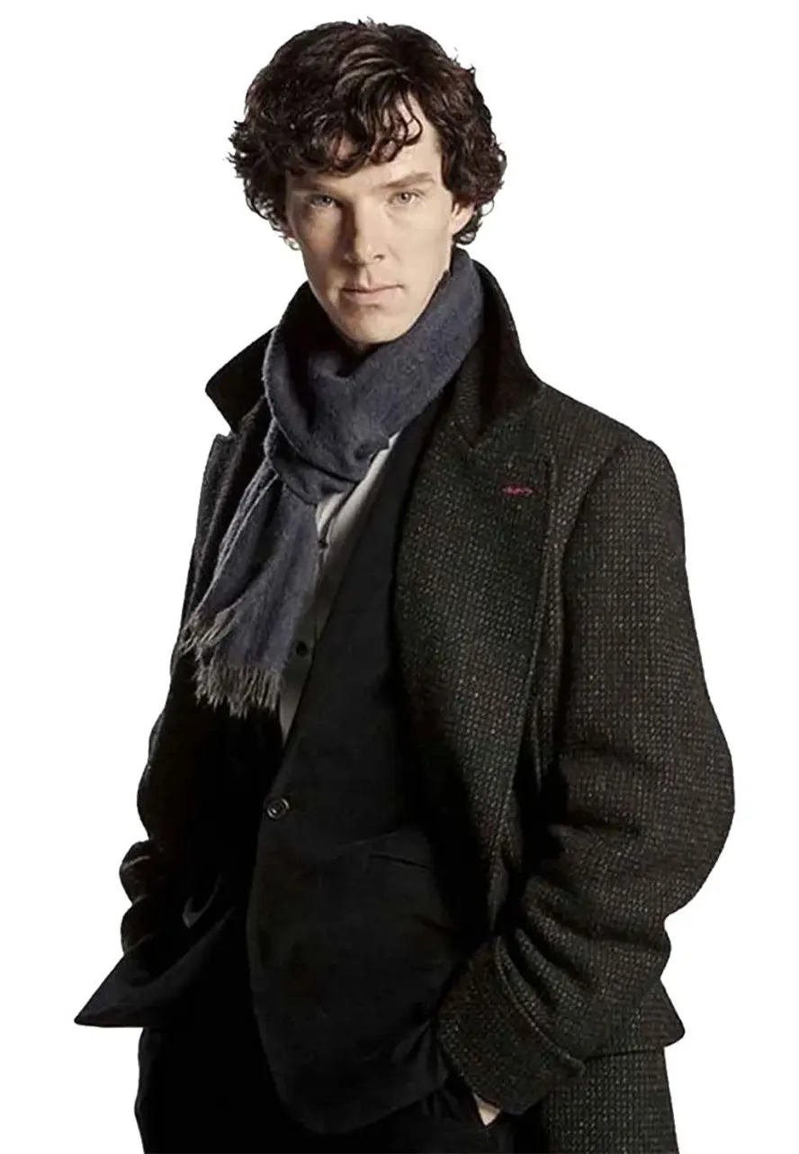 Benedict Cumberbatch Sherlock Double Breasted Coat sherlock benedict cumberbatch trench coat