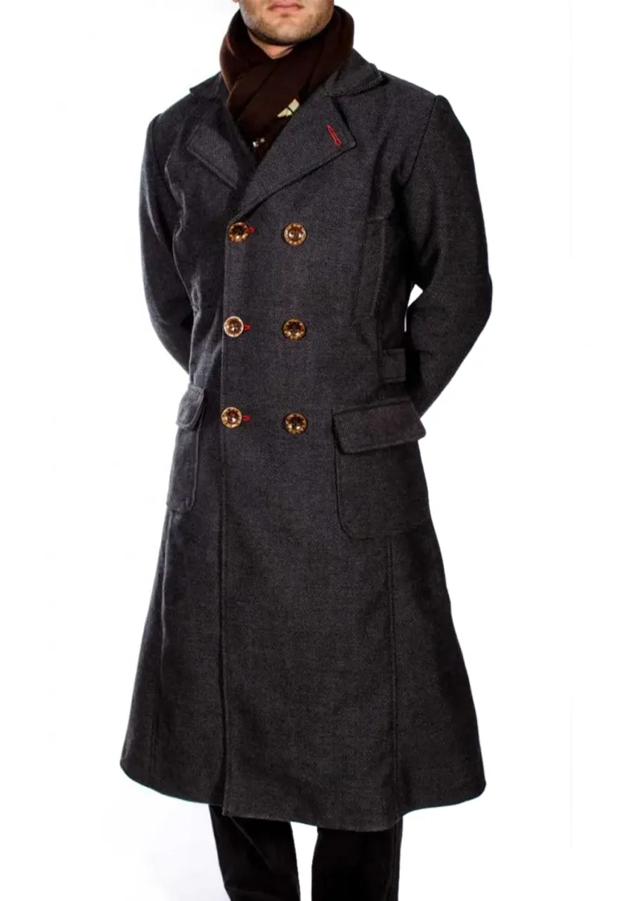 Benedict Cumberbatch Sherlock Double Breasted Coat sherlock trench coat