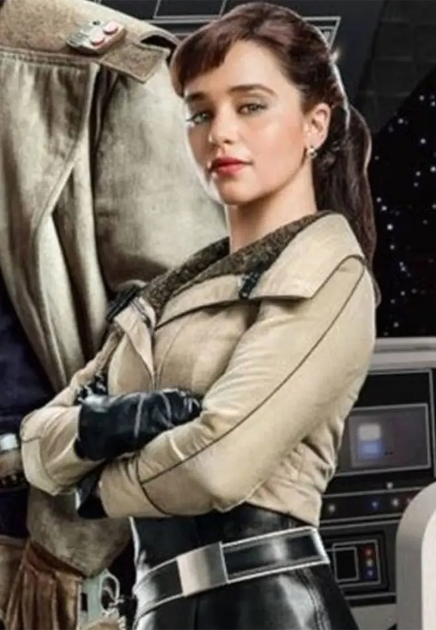Solo A Star Wars Story Emilia Clarke Jacket solo a star wars story qira jacket