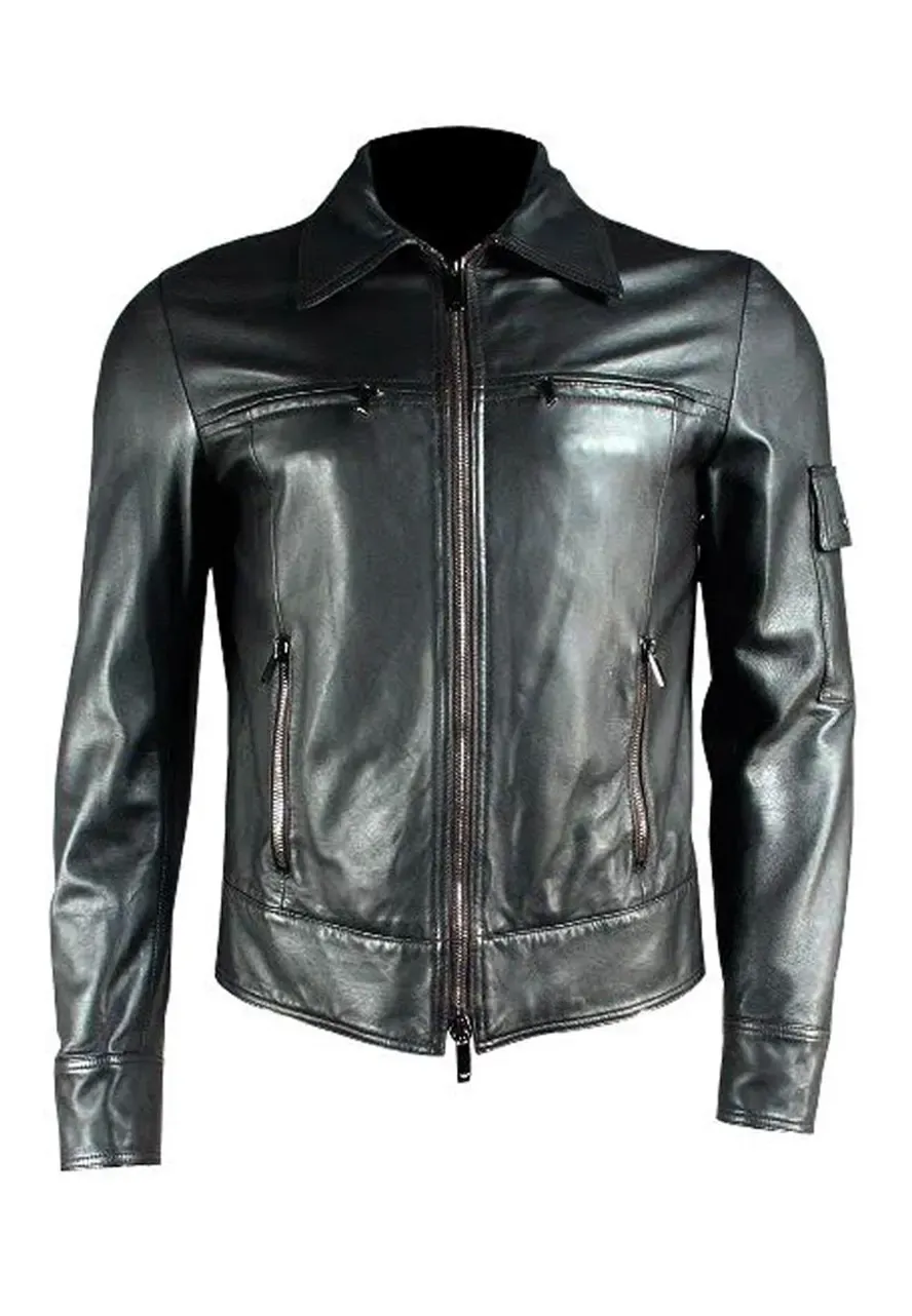 Spider-Man 3 Movie Topher Grace Leather Jacket spider man 3 eddie brock jacket