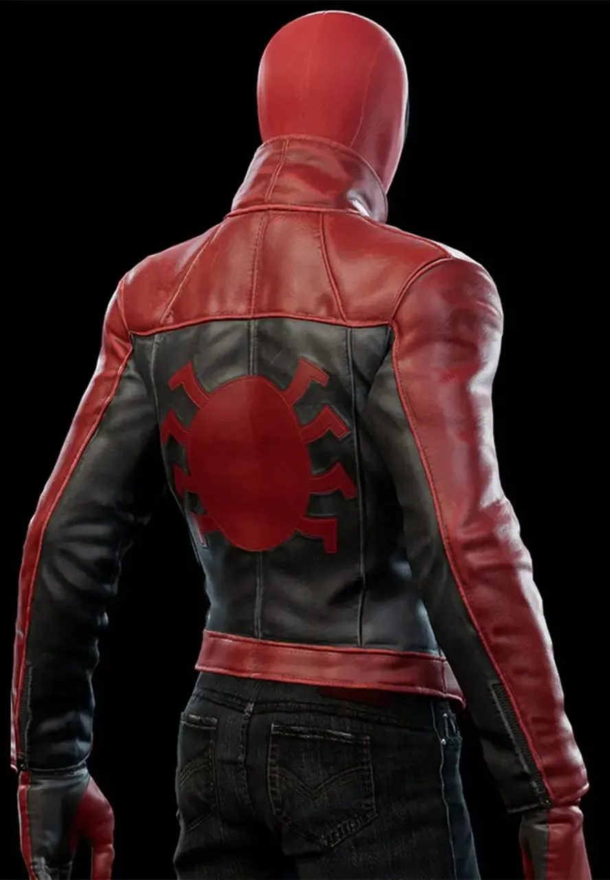 Spiderman The Last Stand Red and Black Jacket spider man last stand jacket