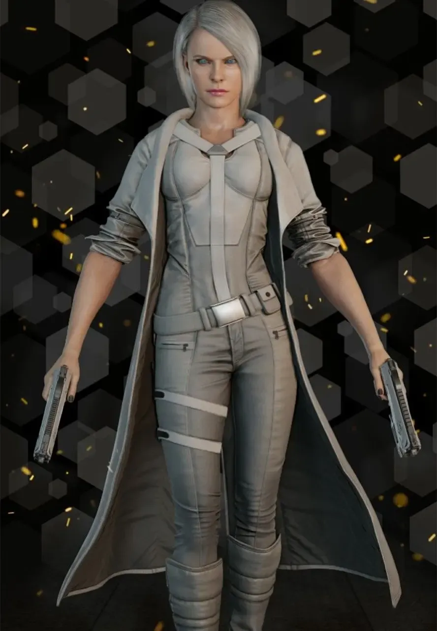 Spider-Man PS4 Silver Sable Cotton Coat spider man silver sable coat