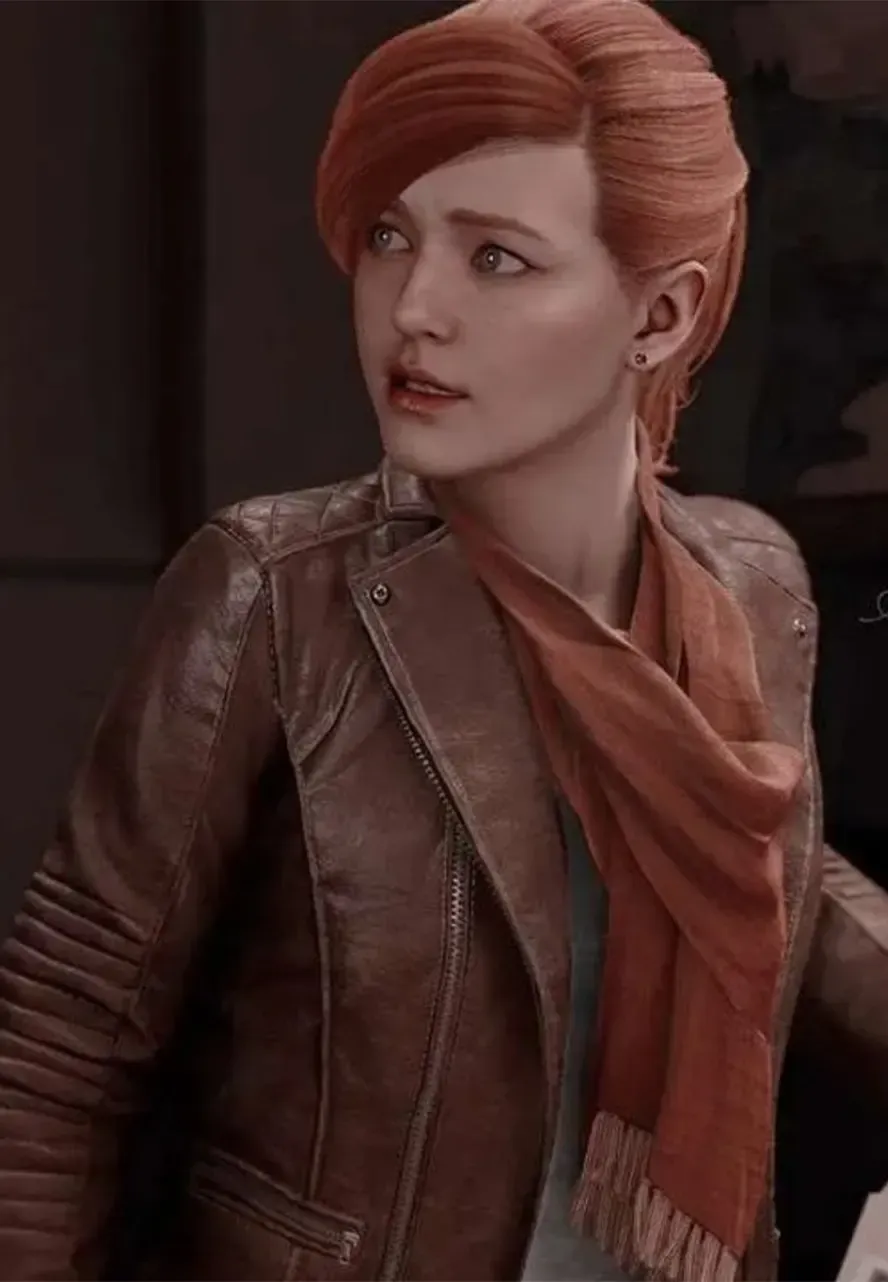 Spider-Man Mary Jane Watson Brown Jacket spiderman mary jane watson jacket
