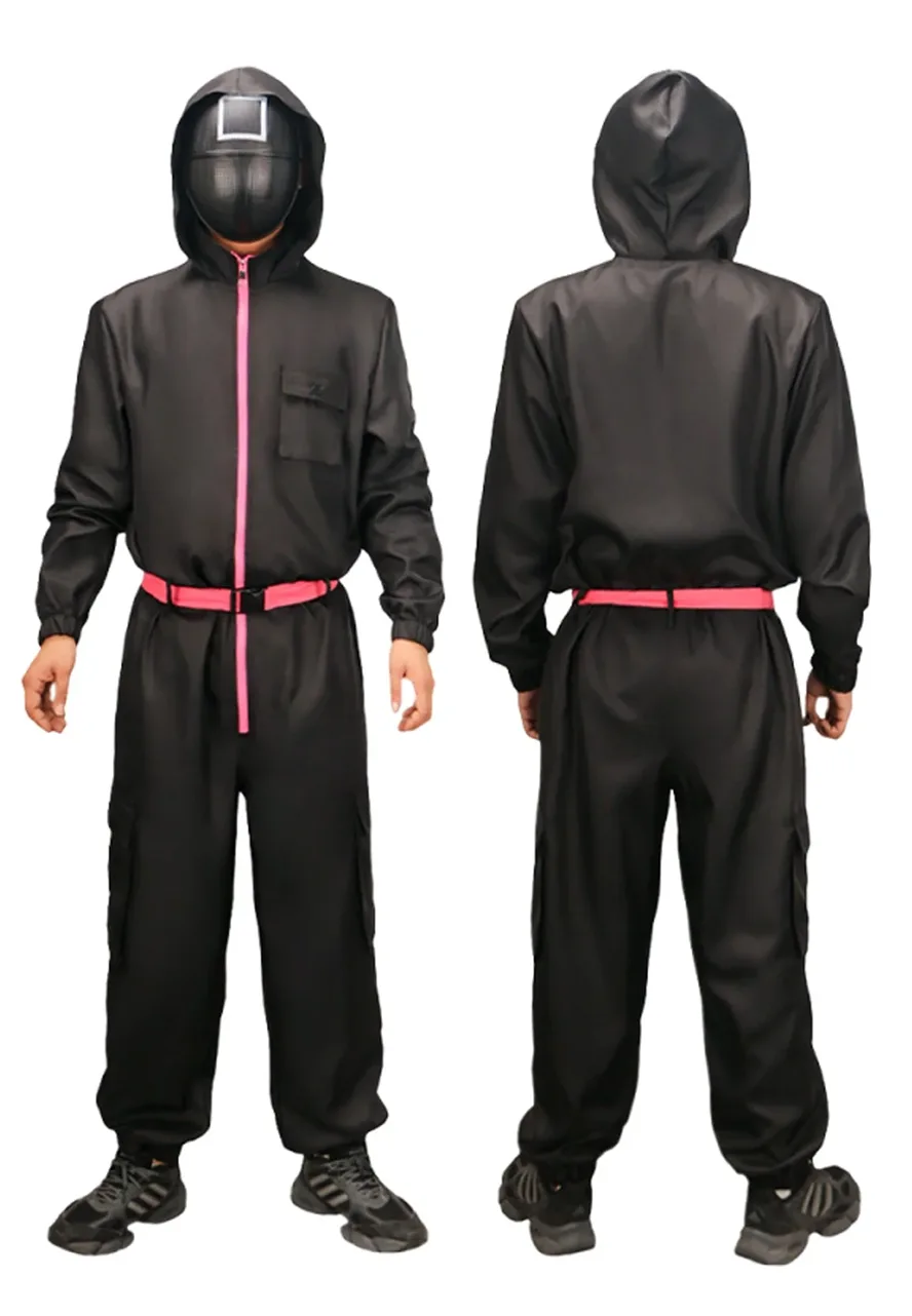 Squid Game Black Jumpsuit squid game jumpsuit costume