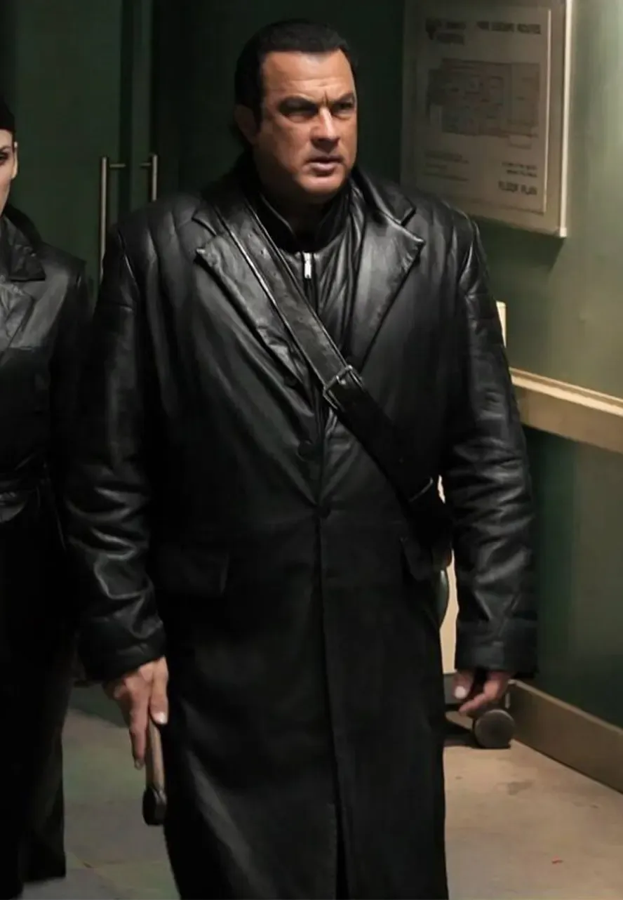 Against The Dark Steven Seagal Leather Coat steven seagal against the dark coat