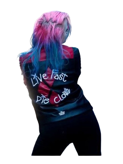 Suicide Squad Harley Quinn Live Fast Die Clown Jacket suicide squad harley quinn jacket