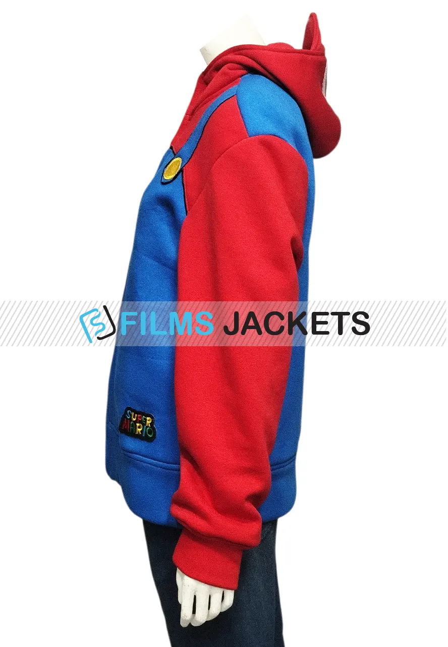 Super Mario Bros Hoodie super mario cap hoodie