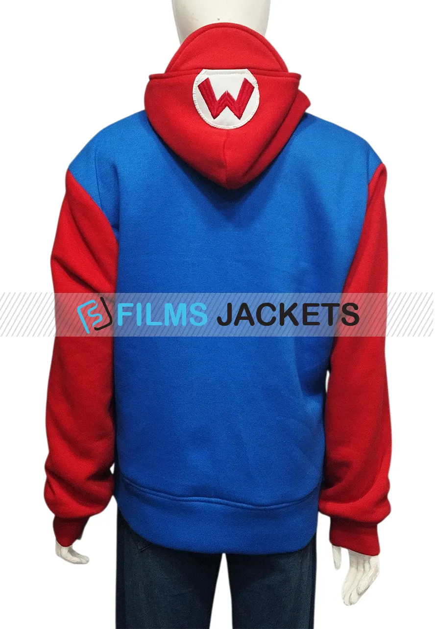Super Mario Bros Hoodie super mario fleece hoodie