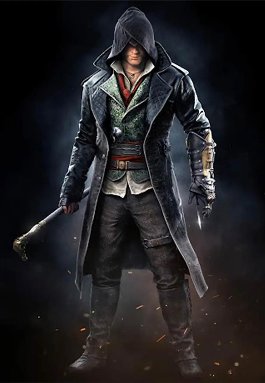Assassin's Creed Syndicate Jacob Coat syndicate trench leather coat