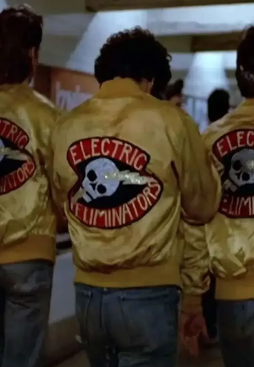 The Warriors Electric Eliminators Yellow Jacket the warriors electric eliminators satin jacket