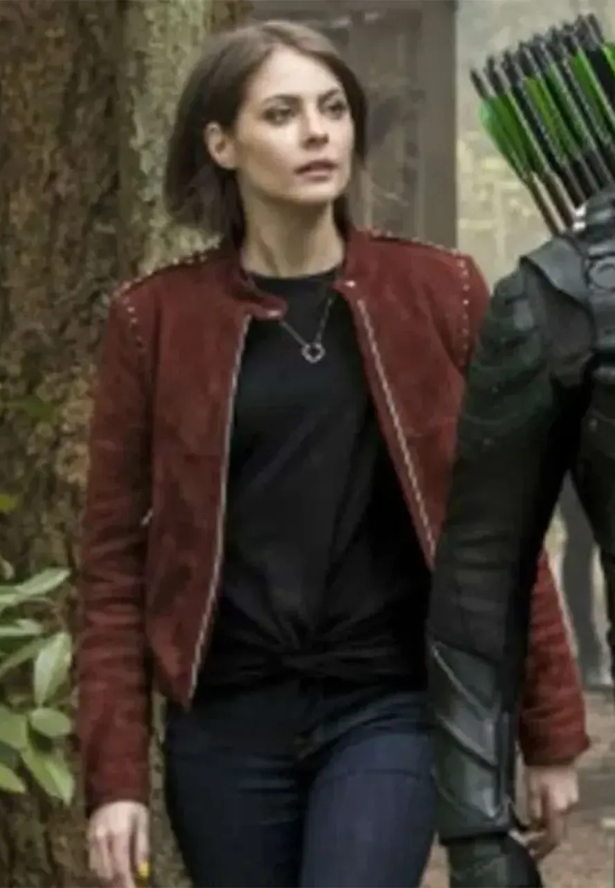 Arrow S05 Thea Queen Studded Suede Jacket thea queen studded suede jacket