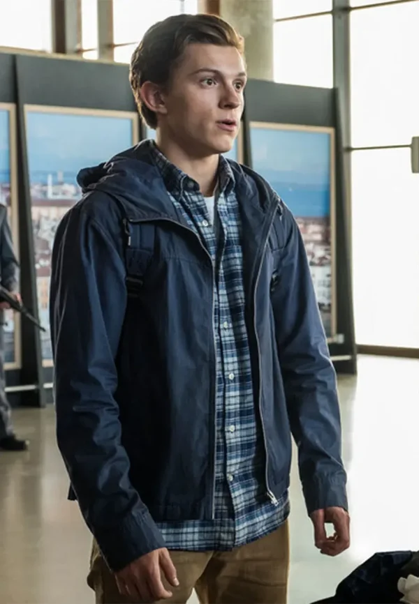 tom holland blue hoodie