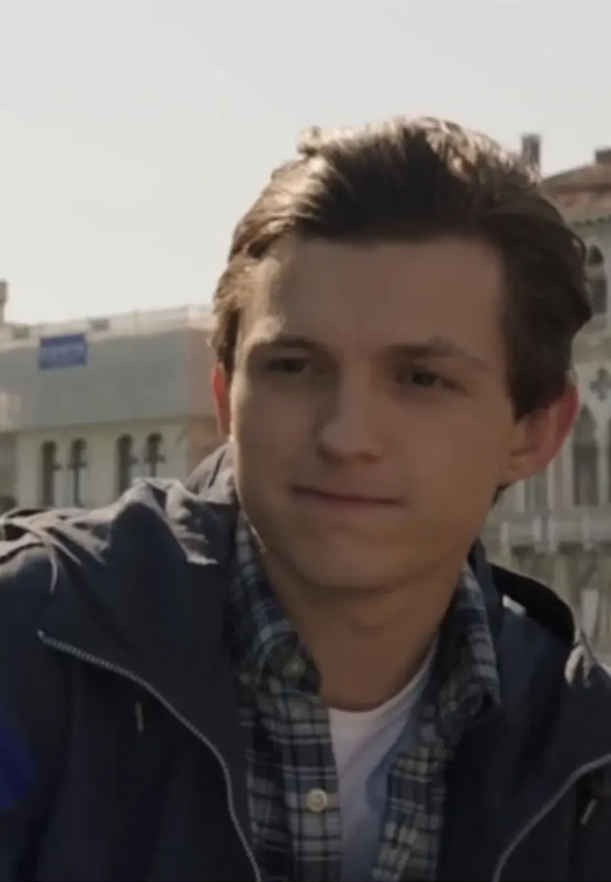 Spider-Man Far From Home Tom Holland Blue Hoodie tom holland cotton blue jacket