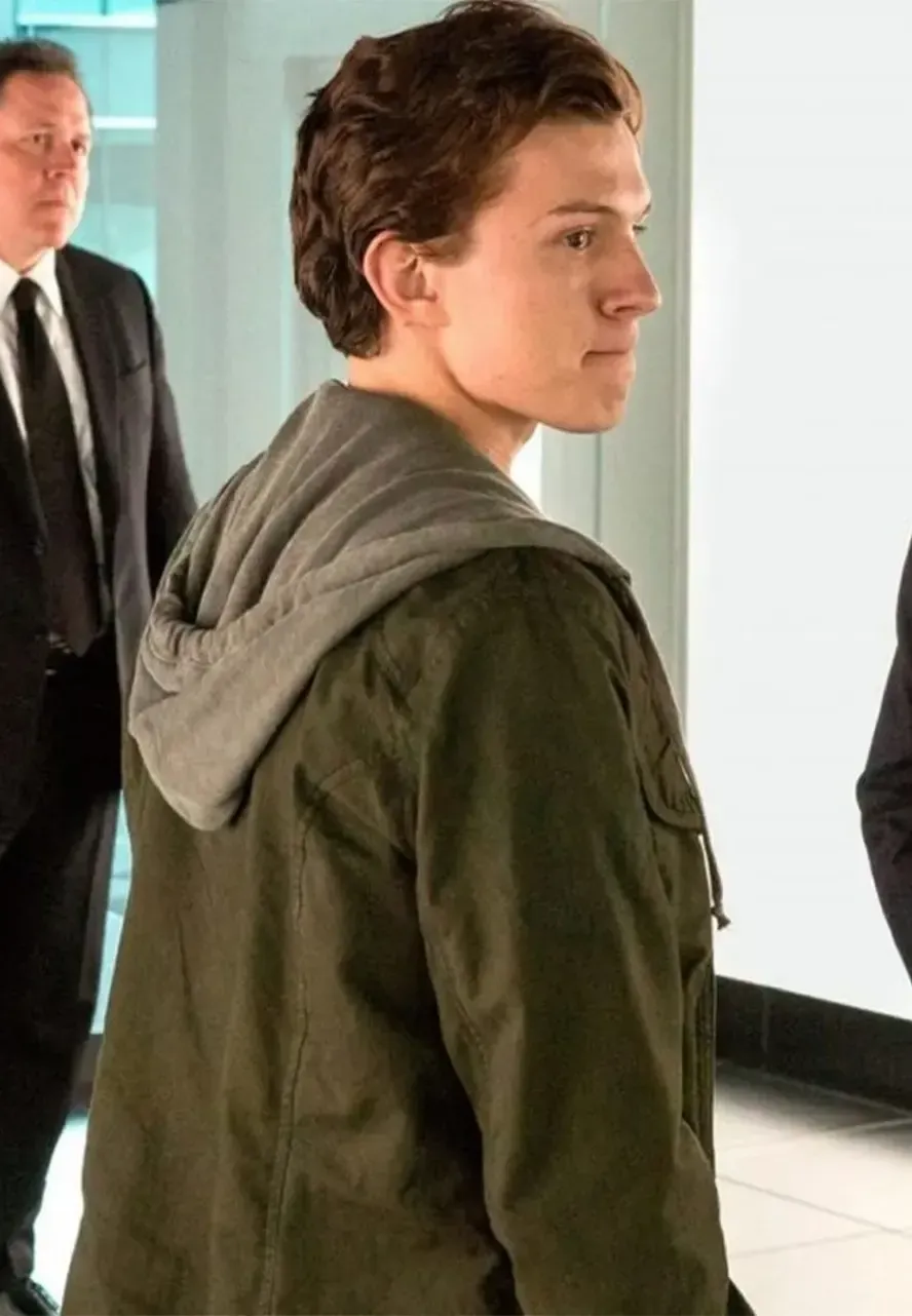 Tom Holland Spider Man Homecoming Green Jacket tom holland green jacket
