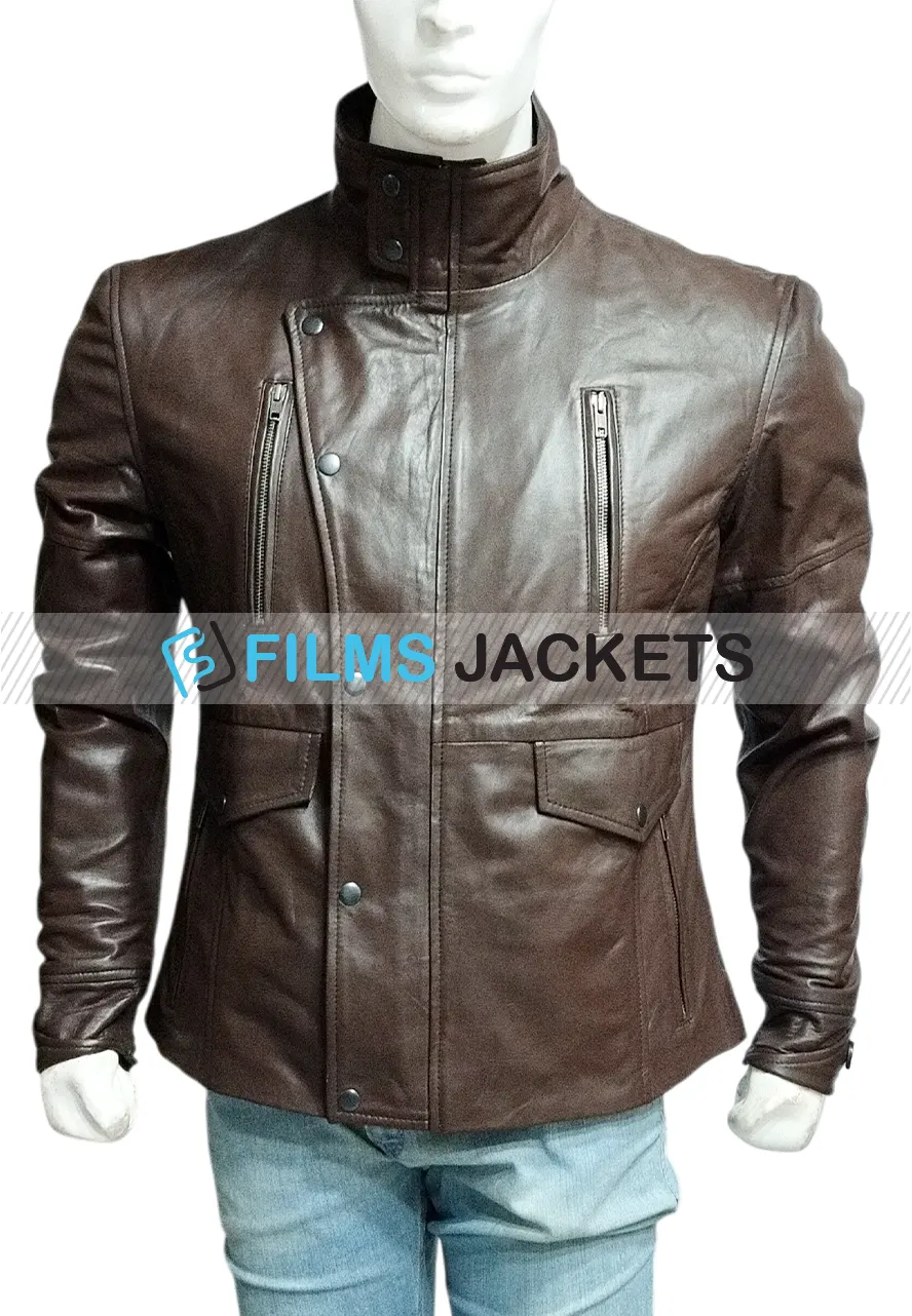 Charlie Wax From Paris With Love John Travolta Leather Jacket travolta from paris with love charlie wax jacket