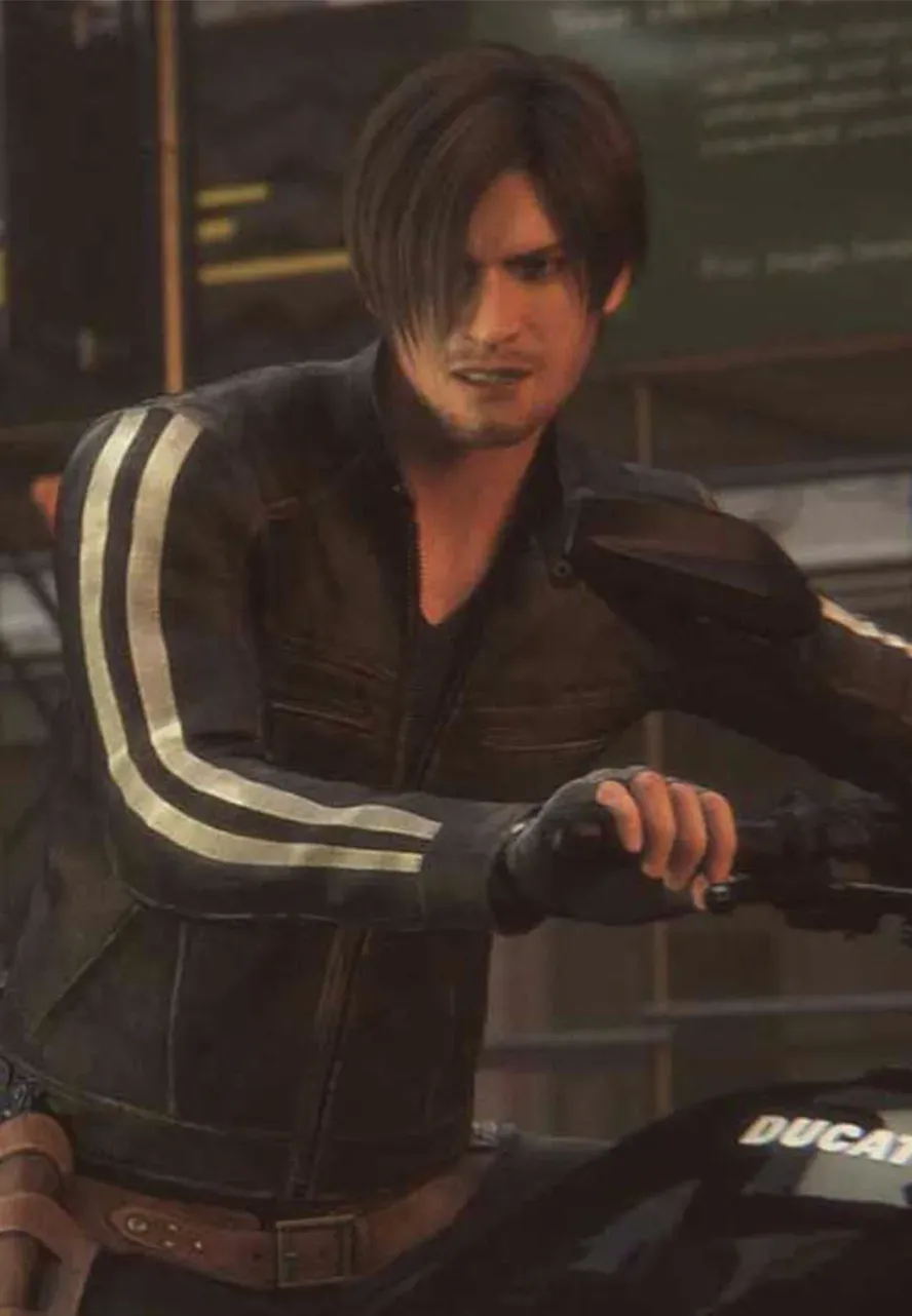 Leon Kennedy Resident Evil Biohazard Vendetta Jacket vendetta leon kennedy jacket.