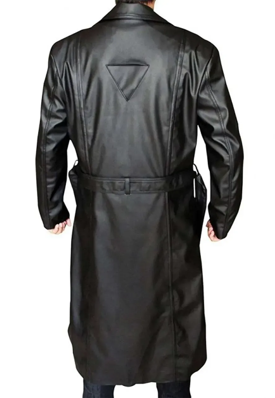Wesley Snipes Blade Leather Jacket wesley snipes blade coat
