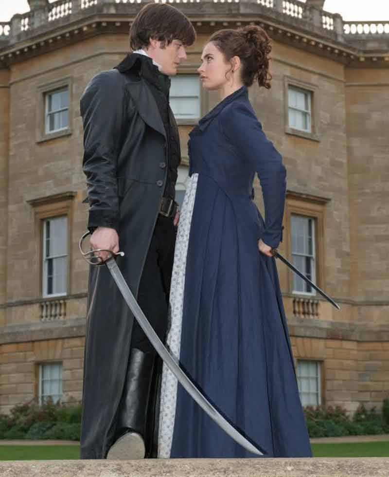 Pride and Prejudice and Zombies Sam Riley Leather Coat william darcy pride and prejudice and zombies coat