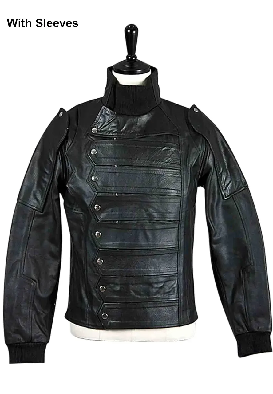 Captain America The Winter Soldier Bucky Barnes Vest Jacket winter soldier bucky barnes jacket
