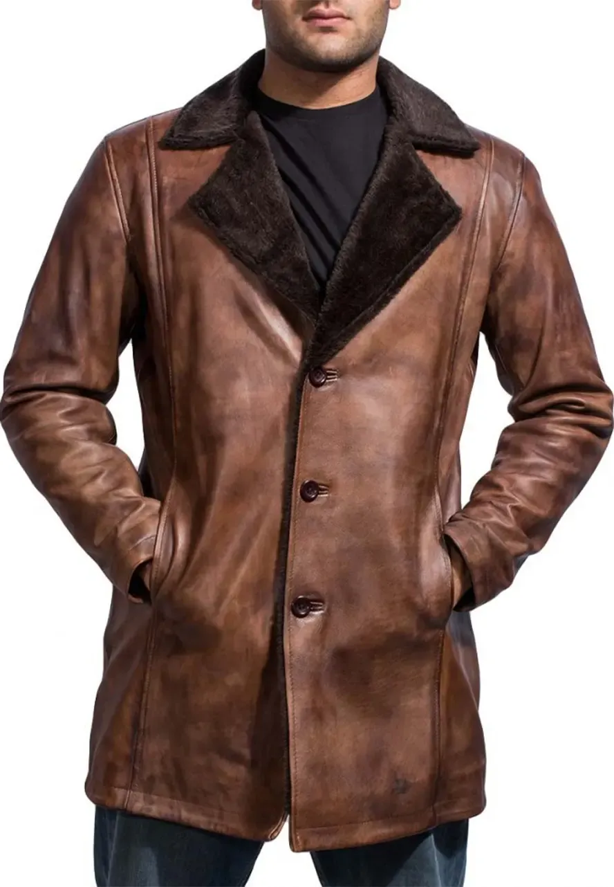 X-Men Wolverine Shearling Coat wolverine coat