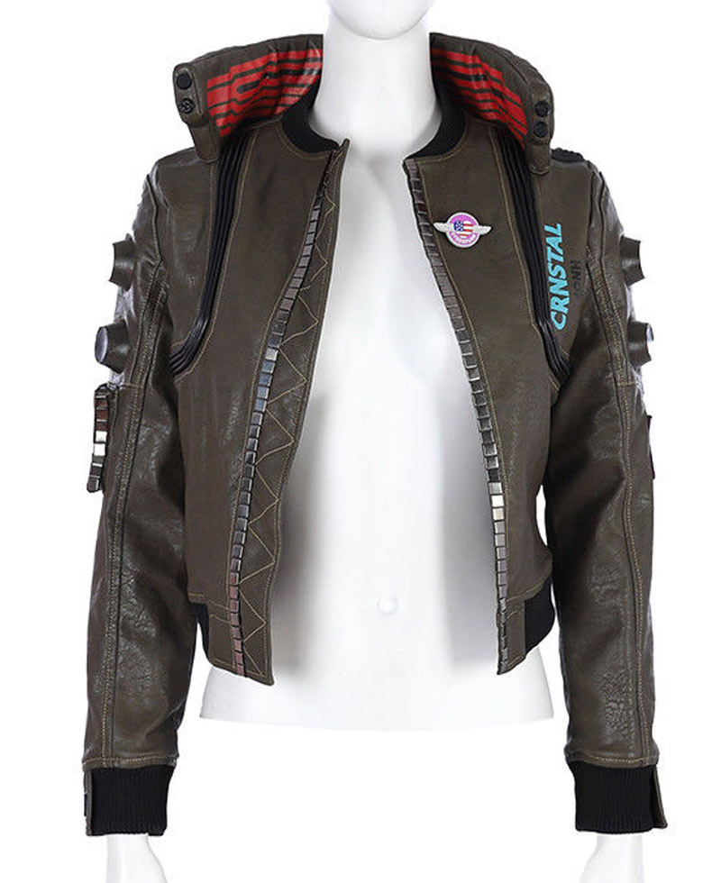 Cyberpunk 2077 Brown Leather Jacket cyberpunk 2077 brown leather jacket