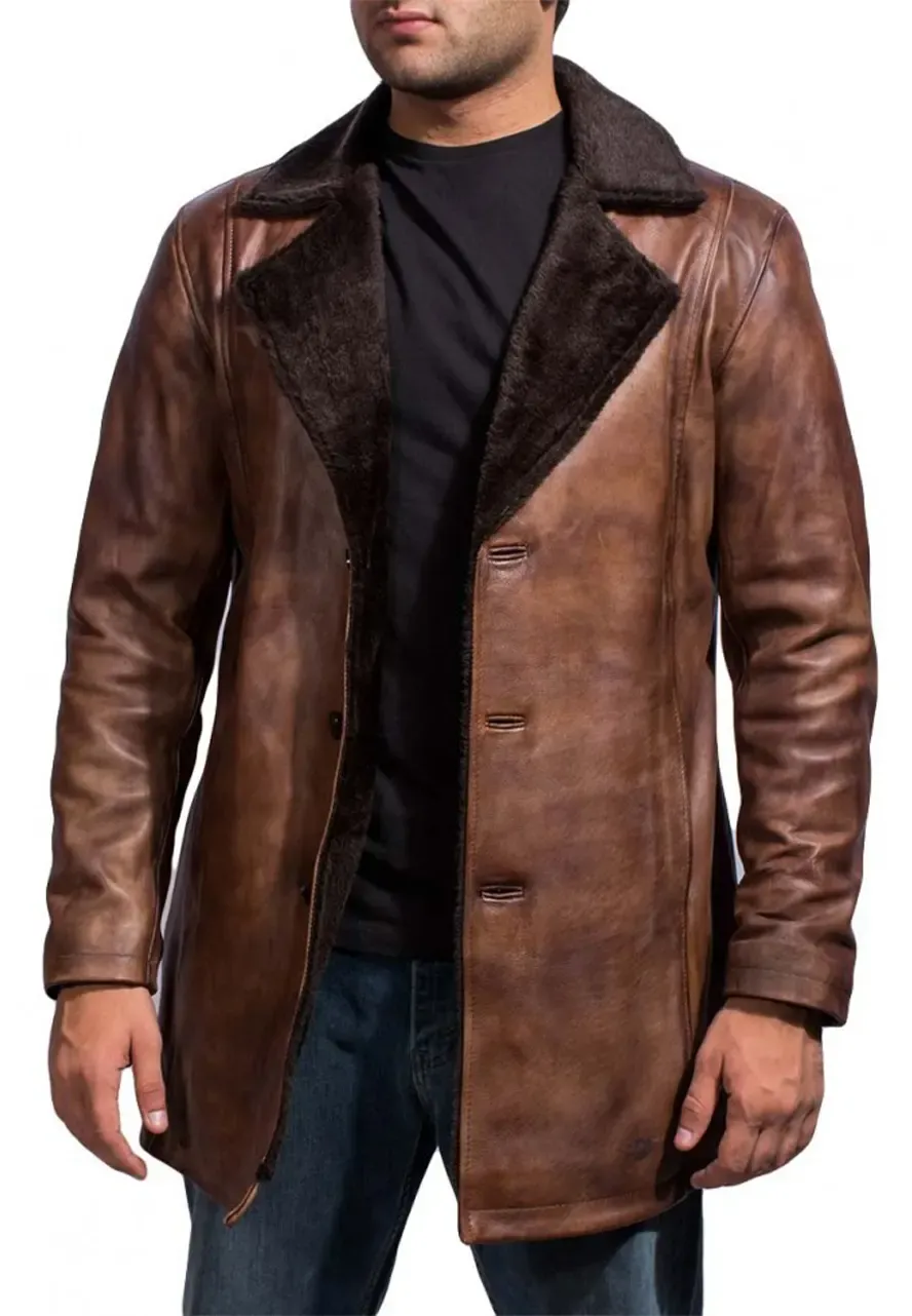 X-Men Wolverine Shearling Coat x-men coat