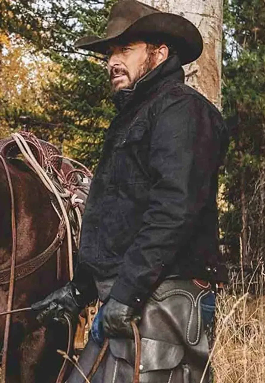 Yellowstone Cole Hauser Black Jacket yellowstone cole hauser jacket