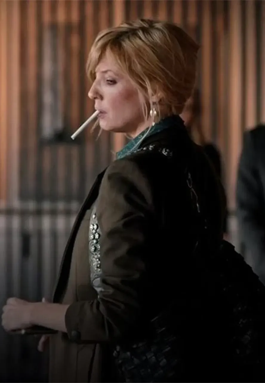 Kelly Reilly Yellowstone S03 Trench Coat yellowstone season 03 kelly reilly coat