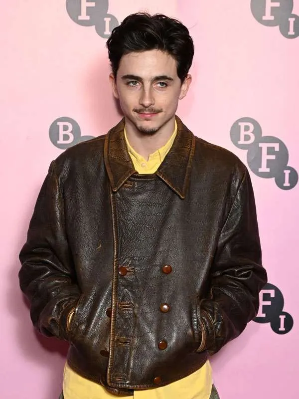 A Complete Unknown Timothee Chalamet Brown Jacket Timothee Chalamet Brown Jacket