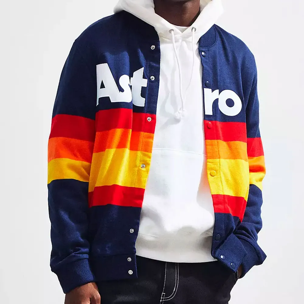 Houston Astros 1986 Blue Sweater Jacket astros cardigan