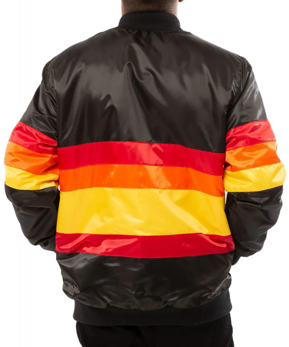 Vintage Houston Astros Satin Bomber Jacket astros jacket starter