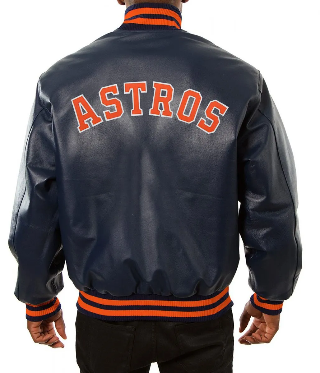 Houston Astros Varsity Leather Jacket astros leather jacket