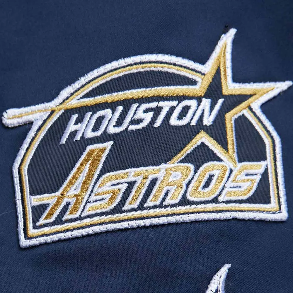 Houston Astros Vintage Logo Lightweight Satin Jacket astros satin jacket