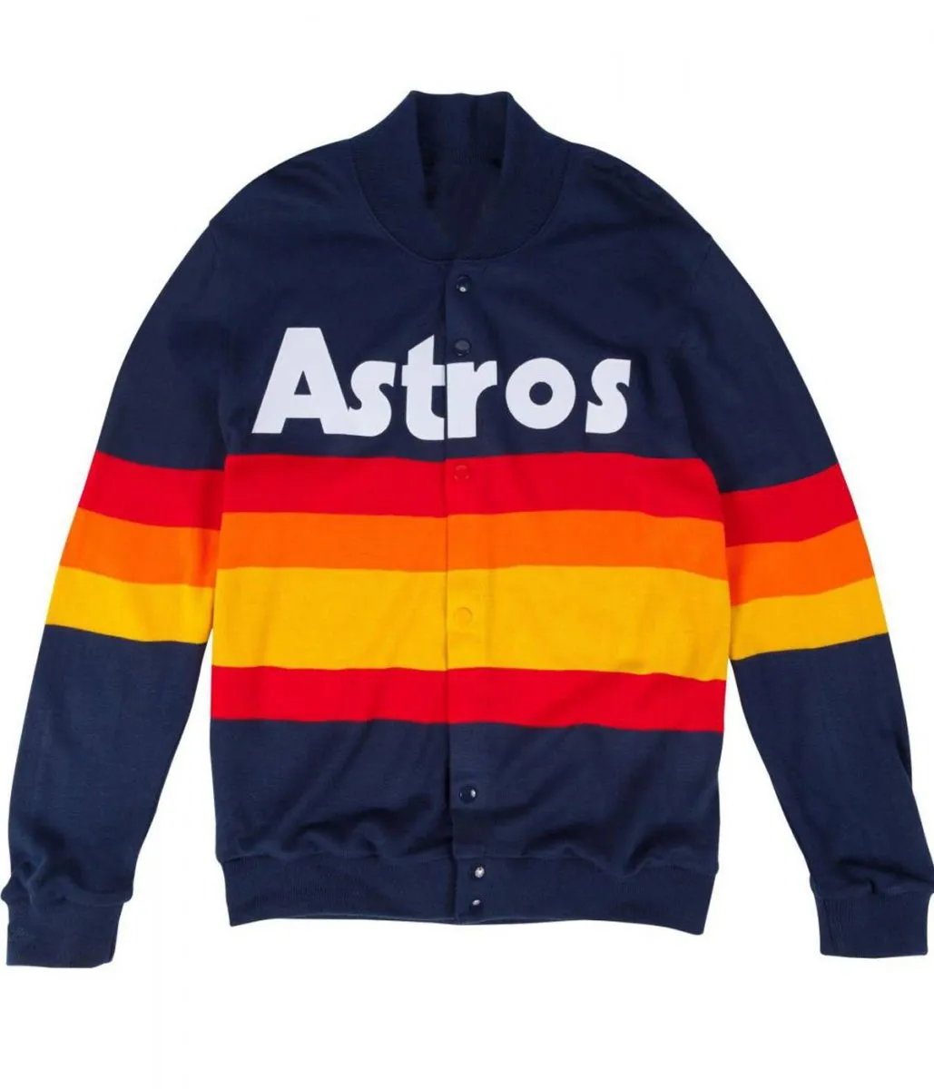Houston Astros 1986 Blue Sweater Jacket blue sweater jacket