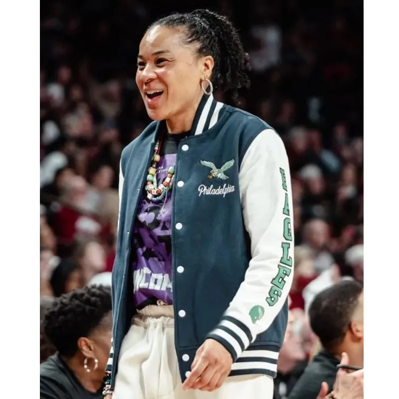 Philadelphia Eagles Dawn Staley Varsity Jacket dawn staley eagles jacket