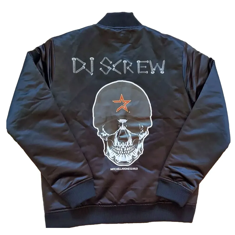 Houston Astros DJ Screw 2000’s Bomber Jacket dj screw jacket