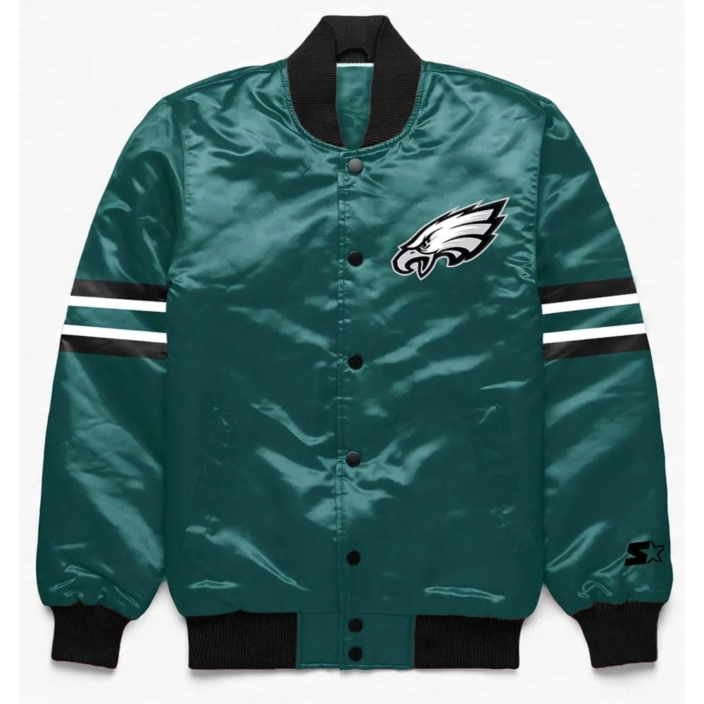 Philadelphia Eagles Button Down Jacket eagles down jacket
