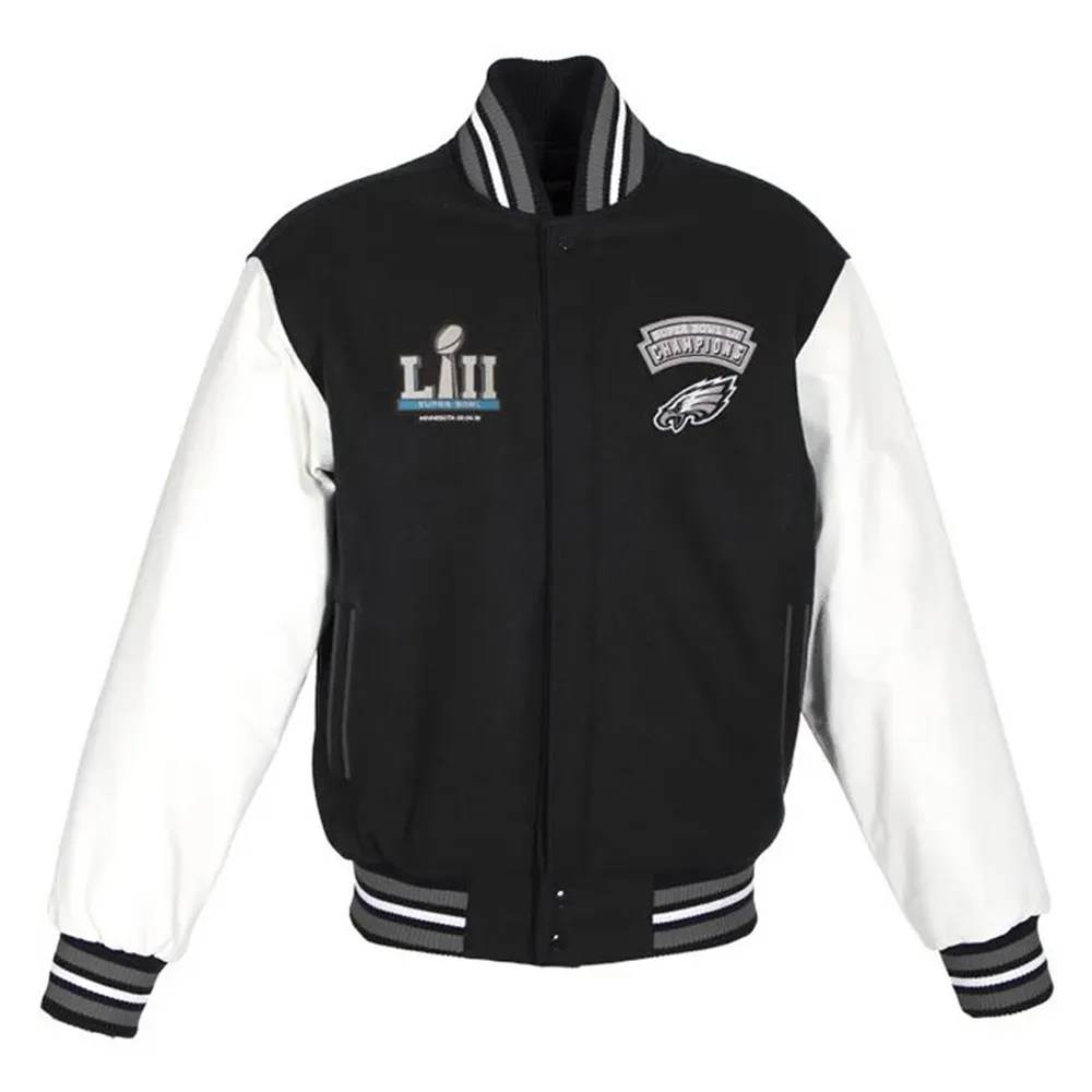 Philadelphia Eagles Super Bowl Champions Varsity Jacket eagles super bowl varsity jacket