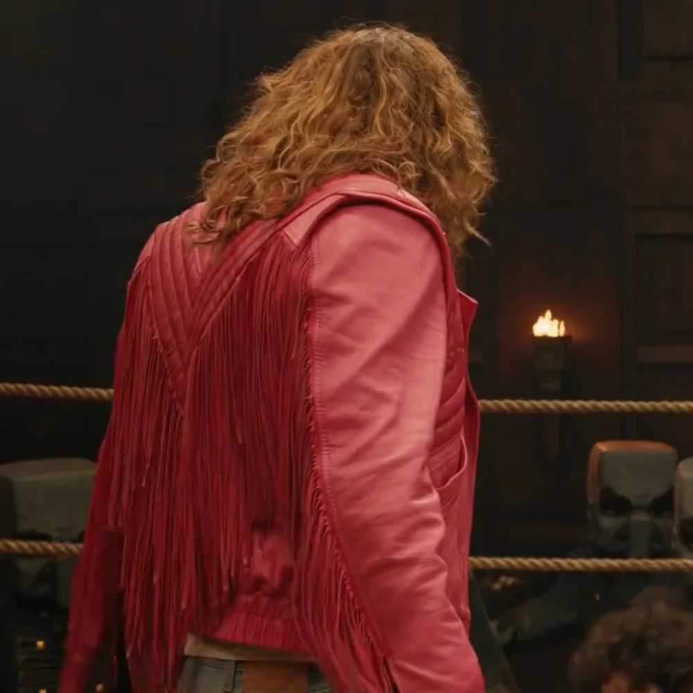 Minecraft Jason Momoa Pink Leather Jacket minecraft jason momoa garbage man pink jacket