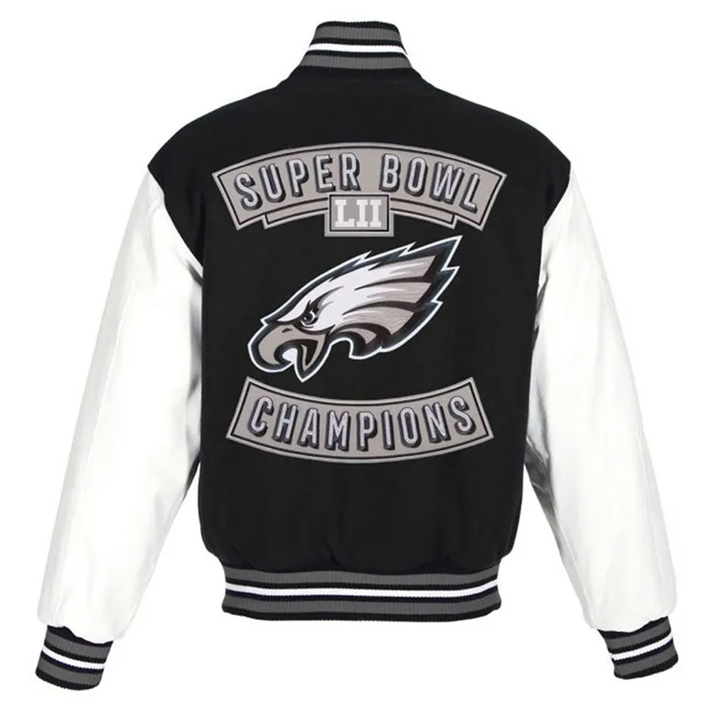 Philadelphia Eagles Super Bowl Champions Varsity Jacket nfl eagles jacket