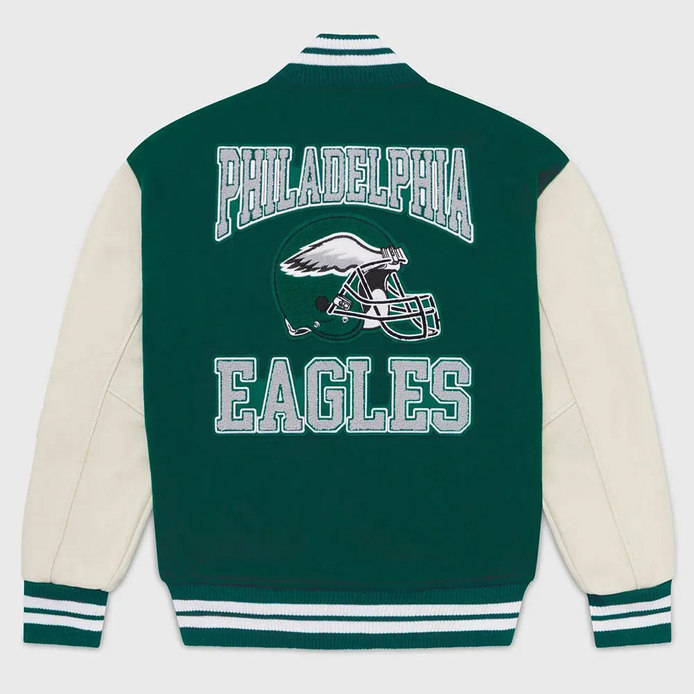 Classic Green Philadelphia Eagles Varsity Jacket ovo letterman jacket