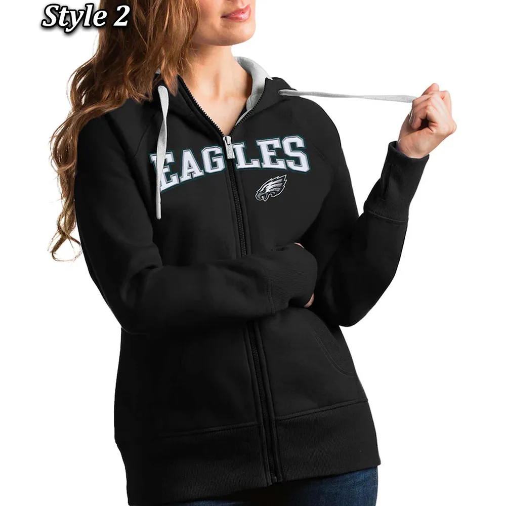 Antigua Victory Philadelphia Eagles Fleece Hoodie philadelphia eagles antigua victory fleece hoodie