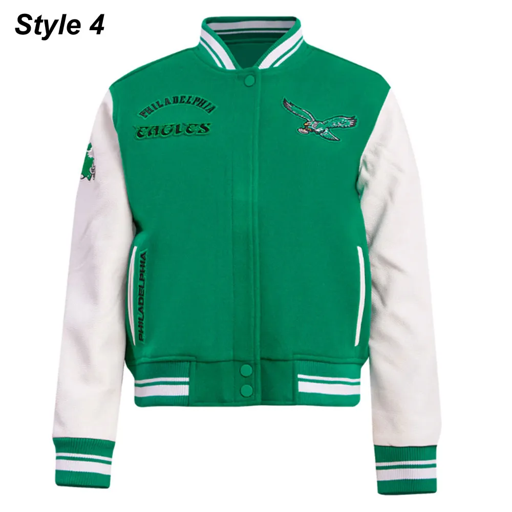 Classic Retro Philadelphia Eagles Varsity Jacket philadelphia eagles letterman jacket