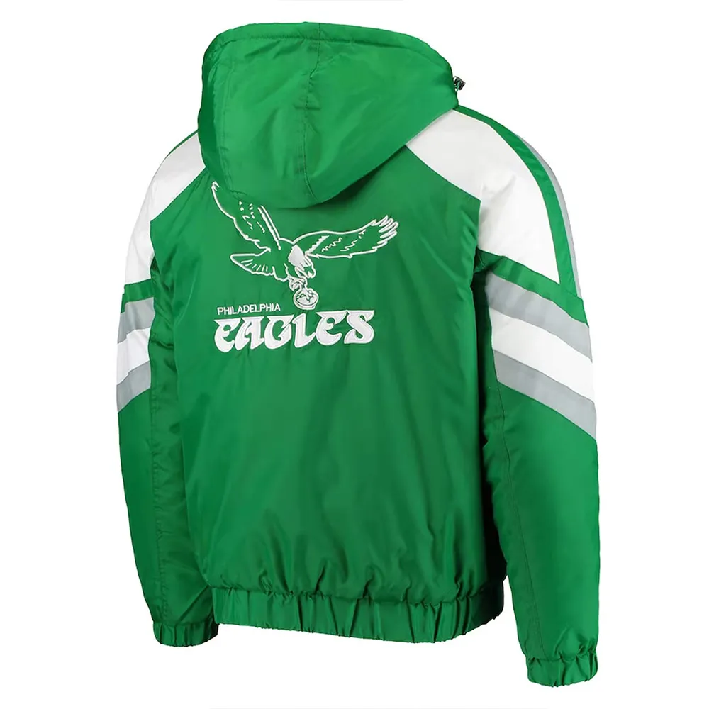 Kelly Green Philadelphia Eagles Throwback Jacket philadelphia eagles throwback jacket