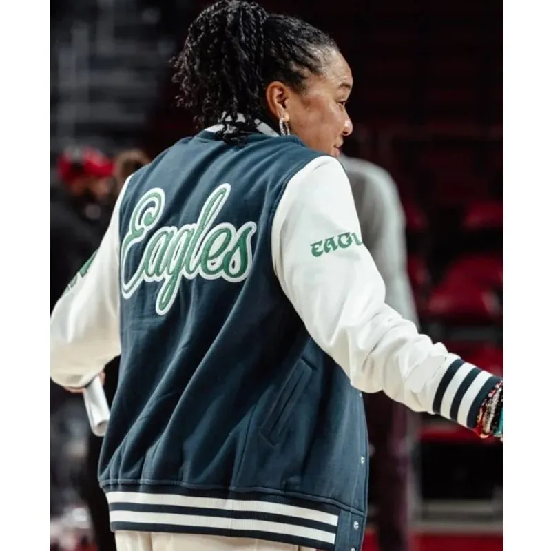 Philadelphia Eagles Dawn Staley Varsity Jacket philadelphia eagles varsity jacket
